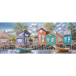 Barrio Palafitos Cuadros Chiloé
